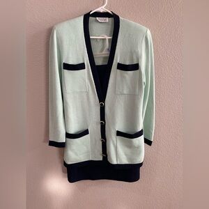 St. John by Marie Gray Elegant matching set skirt and cardigan